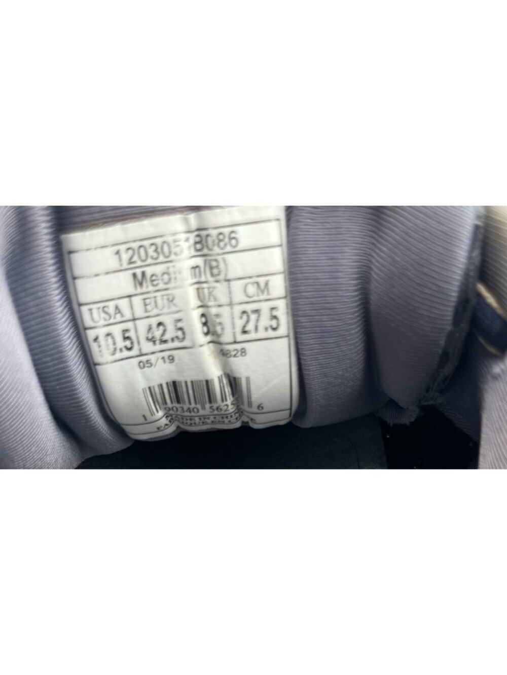 Brooks Womens Ghost 12 1203051B086 Gray Purple Running Shoes Sneakers Size 10.5B - Picture 6 of 7